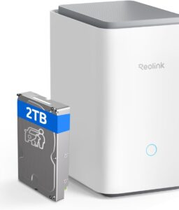 Home Hub Pro, Centralized Control for up to 24 REOLINK Security Cameras | 2TB HDD Included, up to 16TB HDD Storage, AES-128 Encryption, 16MP Streaming, Wi-Fi 6, 120dB Siren, No Monthly Fees