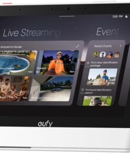 eufy Security eufy Smart Display E10, Smart Home Hub, 8" Control Panel | Compatible Devices, Four Views on One Screen, Instant Door Alerts, Daily Event Reports, One Tap Control, 64GB EMMC